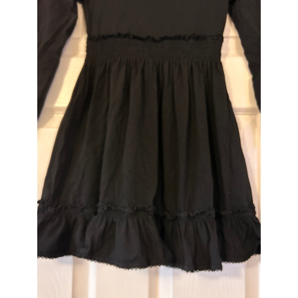 Girls Matilda Jane Long Sleeve Lap Dress in Black Size 6 - Picture 2 of 6